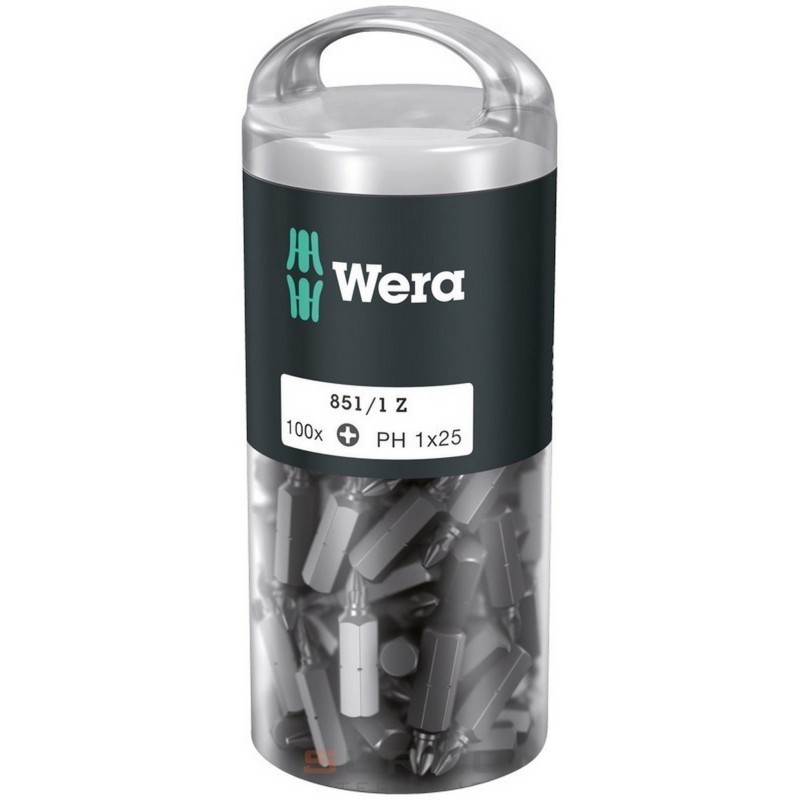 Wera 851/1 Z Yıldız Bits Uç 25mm PH1 100 Adet 05072440001