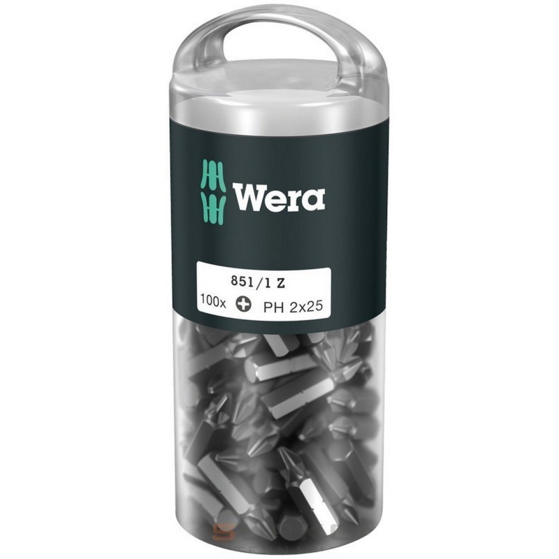 Wera 851/1 Z Yıldız Bits Uç 25mm PH2 100 Adet 05072441001