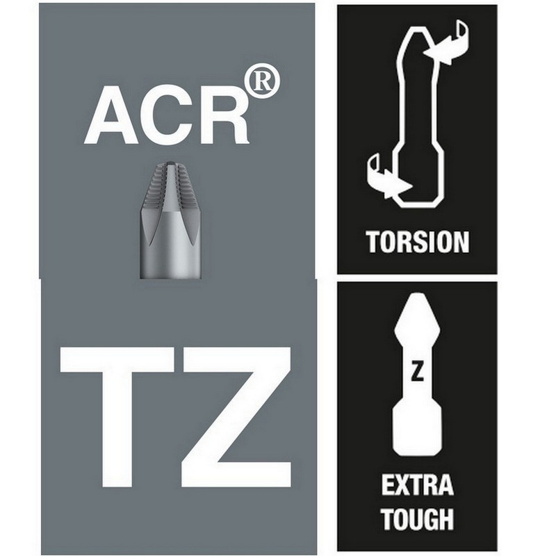 Wera 853/1 TZ ACR Yıldız Bits Uç 25mm PH3 05056664001