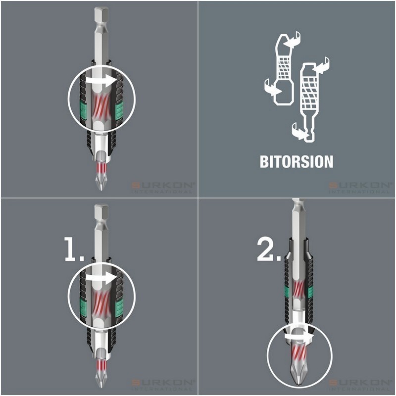 Wera 853/4 ACR Yıldız Bits Uç 50mm PH1 05346285001