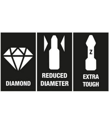 Wera 853/4 DC Harpoon Yıldız Bits Uç 152mm PH2 05161011001