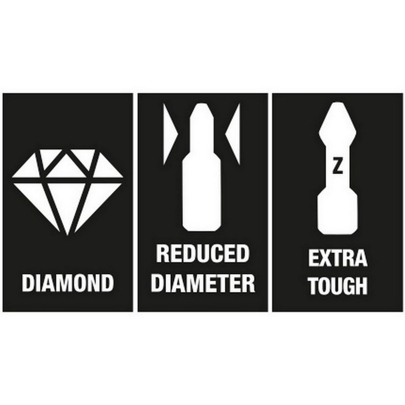 Wera 853/4 DC Harpoon Yıldız Bits Uç 152mm PH2 05161011001