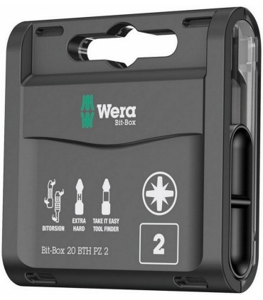 Wera 855/1 BTH Pozidriv 25mm PZ2 20 Adet 05057762001
