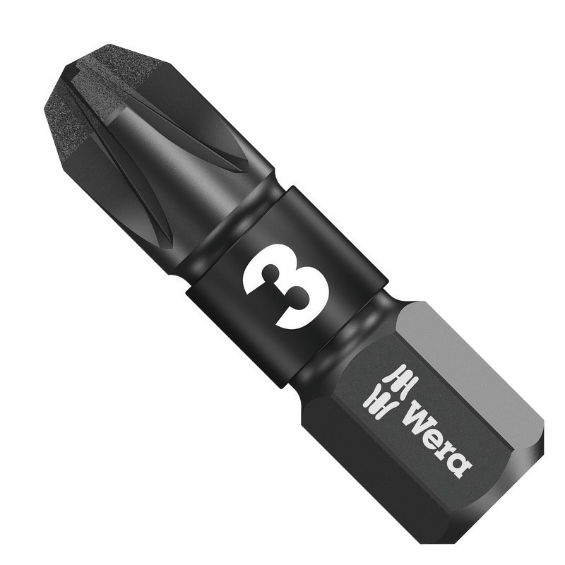 Wera 855/1 IMP DC Impaktor Pozidriv Bits Uç 25mm PZ3 10 Adet 05057622001