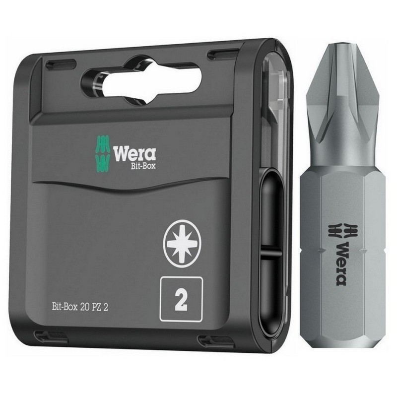 Wera 855/1 Z Pozidriv Bits Uç 25mm PZ2 20 Adet 05057760001