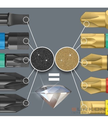 Wera 855/4 BDC Pozidriv Bits Uç 50mm PZ1 05059900001