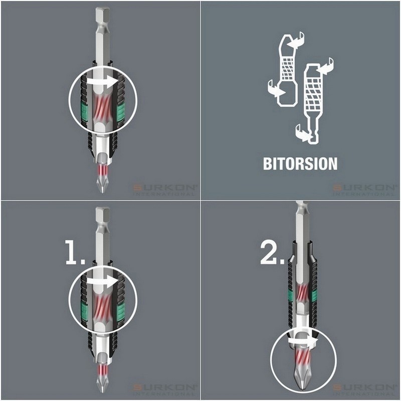 Wera 855/4 BTH Pozidriv Bits Uç 50mm PZ2 05059912001