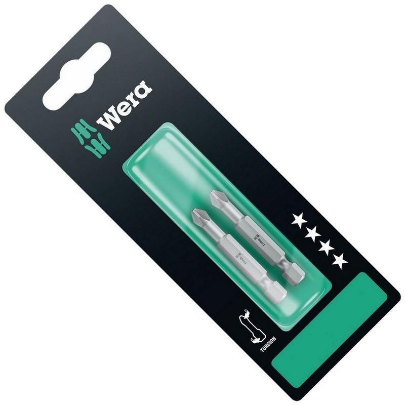 Wera 855/4 TZ Pozidriv Bits Uç 2 x 50mm PZ2 05134385001