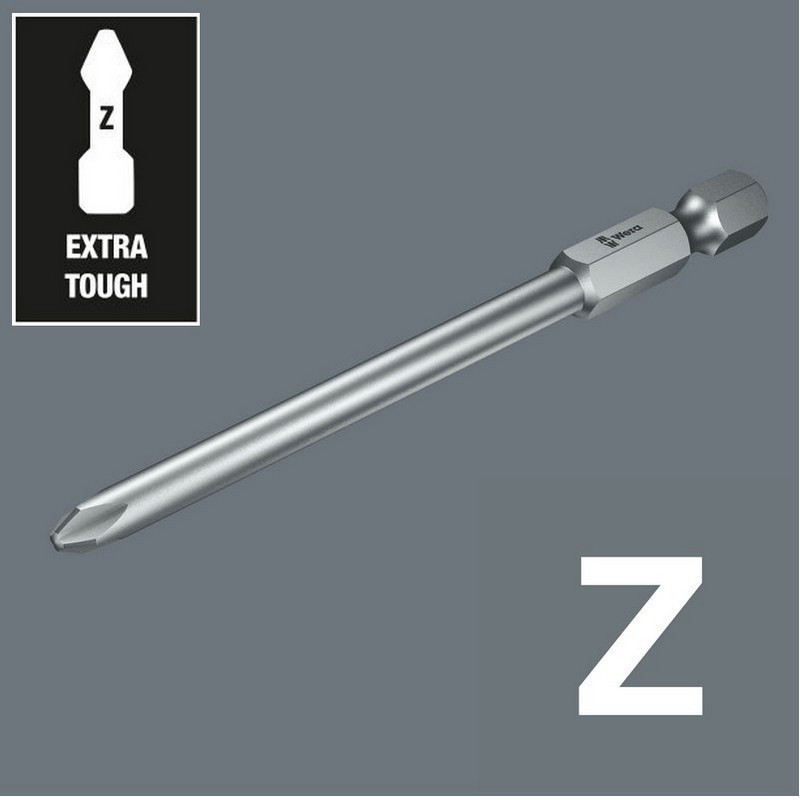 Wera 855/4 Z Pozidriv Bits Uç 89mm PZ1 05060029001