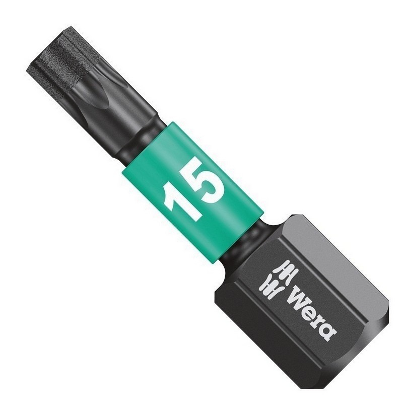 Wera 867/1 IMP DC Torx Bits Uç 25mm TX15 10 Adet 05057623001