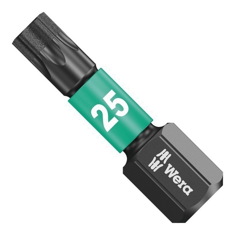 Wera 867/1 IMP DC Torx Bits Uç 25mm TX25 15 Adet 05057775001