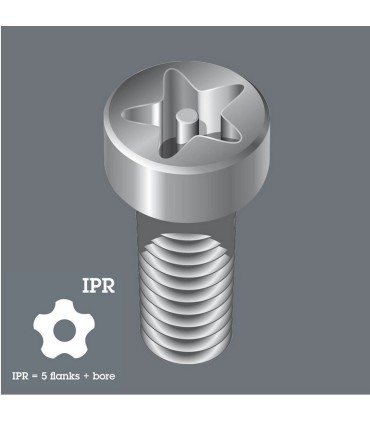 Wera 867/1 IPR TorxPlus Bits Uç 25mm 20 05134702001