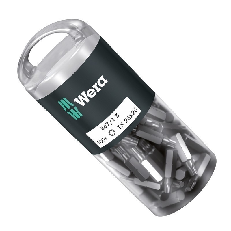 Wera 867/1 Z Torx Bits Uç 25mm TX25 100 Adet 05072449001