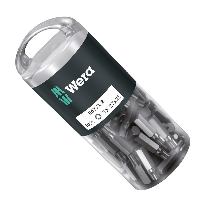 Wera 867/1 Z Torx Bits Uç 25mm TX27 100 Adet 05072450001