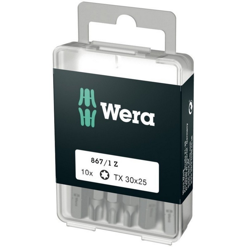Wera 867/1 Z Torx Bits Uç 25mm TX30 10 Adet 05072411001