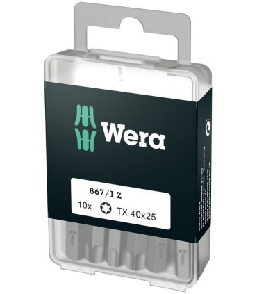 Wera 867/1 Z Torx Bits Uç 25mm TX40 10 Adet 05072412001