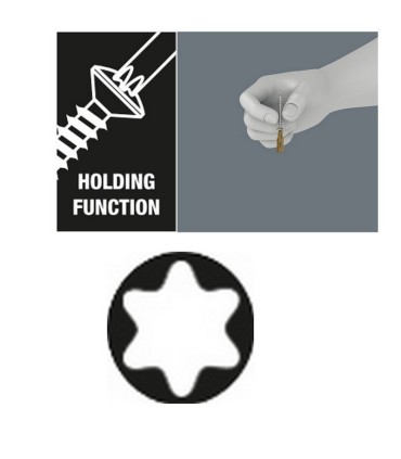 Wera 867/4 Z HF Torx Bits Uç 89mm TX15 05060361001