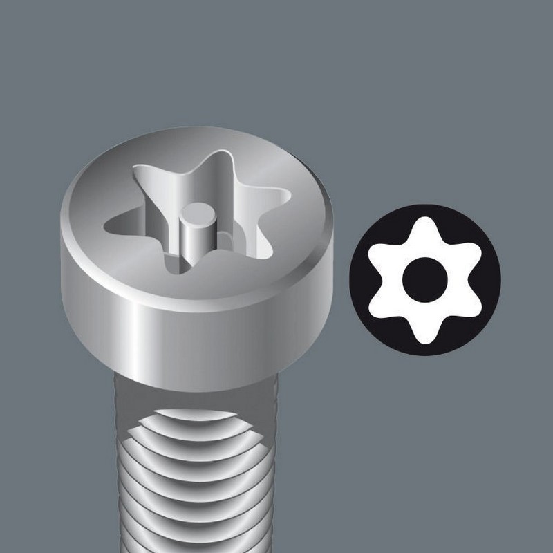 Wera 867/4 Z Delikli Torx BO Bits Uç 70mm TX8 05060139001