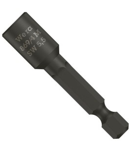 Wera 869/4 M Nutsetter Bits Bağlantılı Lokma Mıknatıslı 65x6,0mm 05060215001