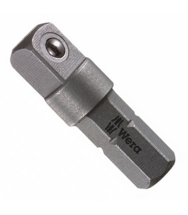 Wera 870/1  Bits Lokma Adaptör 1/4" Altıgen-1/4" Kare 25mm 05136000001