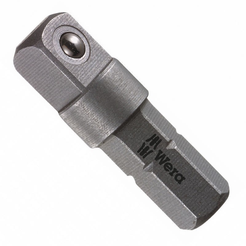 Wera 870/1  Bits Lokma Adaptör 1/4" Altıgen-1/4" Kare 25mm 05136000001