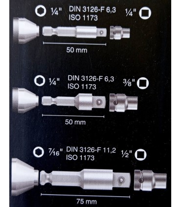Wera 870/4/7 Bits Lokma Çevirici Seti 05073200001