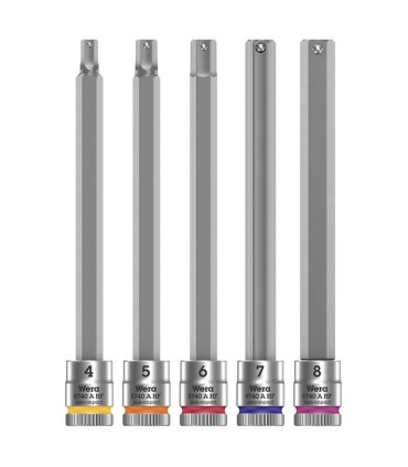 Wera 8740 A HF Zyklop 1/4" Lokma HexPlus Bits 100x4mm 05003334001