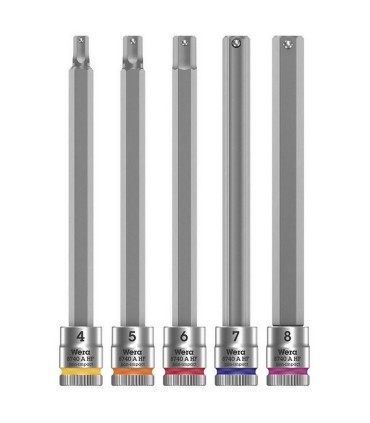 Wera 8740 A HF Zyklop 1/4" Lokma HexPlus Bits 10mm 5li 05003345001