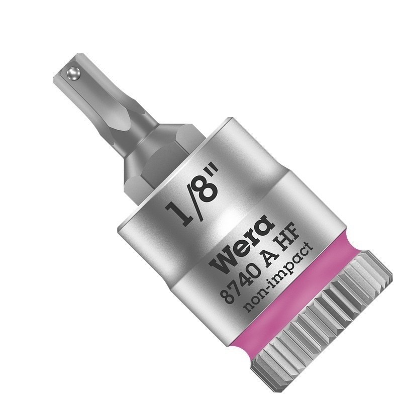Wera 8740 A HF Zyklop 1/4" Lokma HexPlus Bits 28mm 1/8" 05003383001