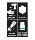 Wera 8740 A HF Zyklop 1/4" Lokma HexPlus Bits 28mm 9/64" 05003384001