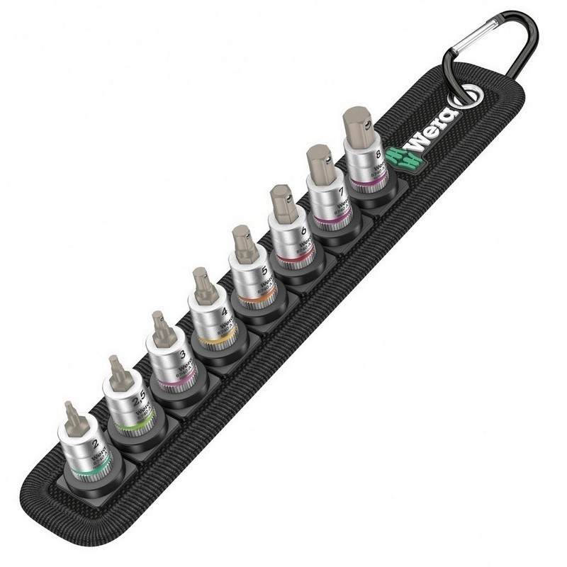 Wera 8740 A HF Zyklop 1/4" Lokma HexPlus Bits 28mm Set 05003881001