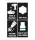 Wera 8740 A HF Zyklop 1/4" Lokma HexPlus Bits 28mm Set 05003881001