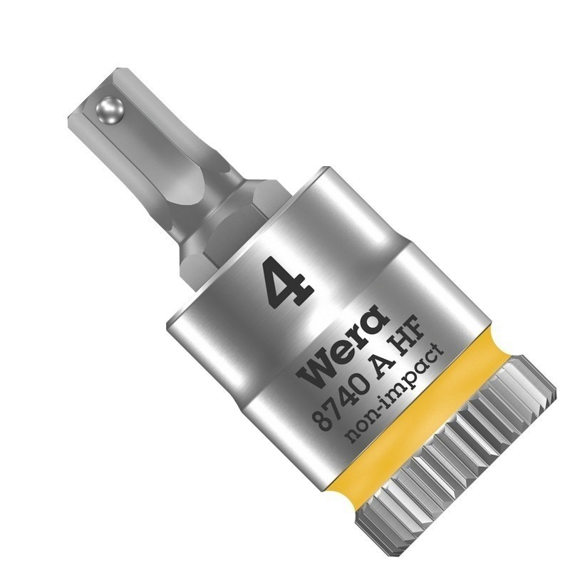 Wera 8740 A HF Zyklop 1/4" Lokma HexPlus Bits 28x4mm 05003333001