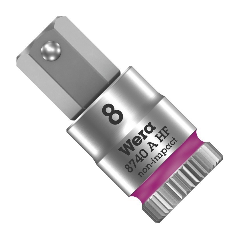 Wera 8740 A HF Zyklop 1/4" Lokma HexPlus Bits 28x8mm 05003339001