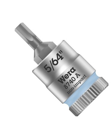 Wera 8740 A Zyklop 1/4" Lokma HexPlus Bits 28mm 5/64" 05003380001