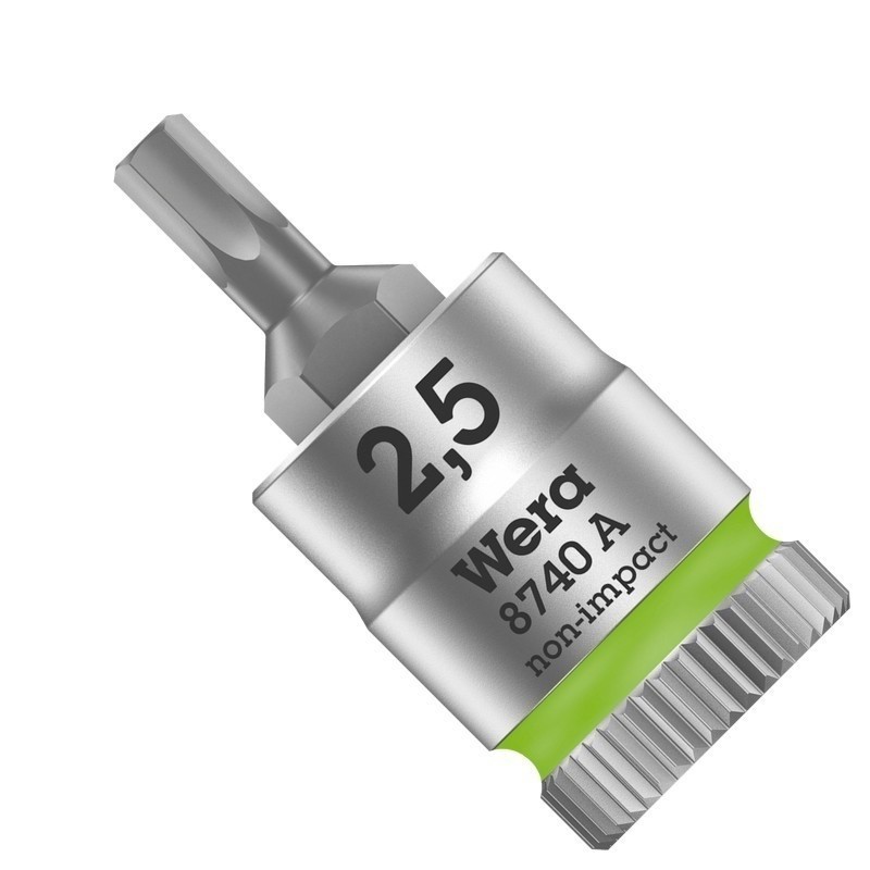 Wera 8740 A Zyklop 1/4" Lokma HexPlus Bits 28x2,5mm 05003331001