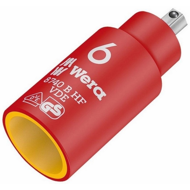 Wera 8740 B VDE HF İzole 3/8" Lokma HexPlus Bits 6mm 05004902001