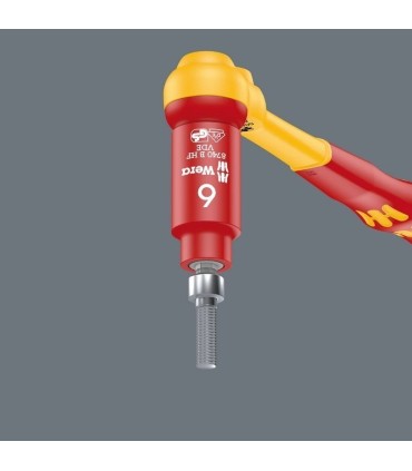 Wera 8740 B VDE HF İzole 3/8" Lokma HexPlus Bits 6mm 05004902001