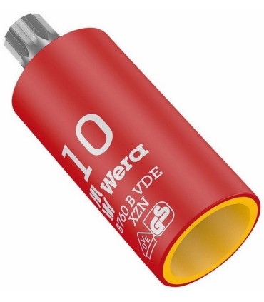 Wera 8760 B VDE HF İzole 3/8" Lokma Multipoint Bits M10 05004941001