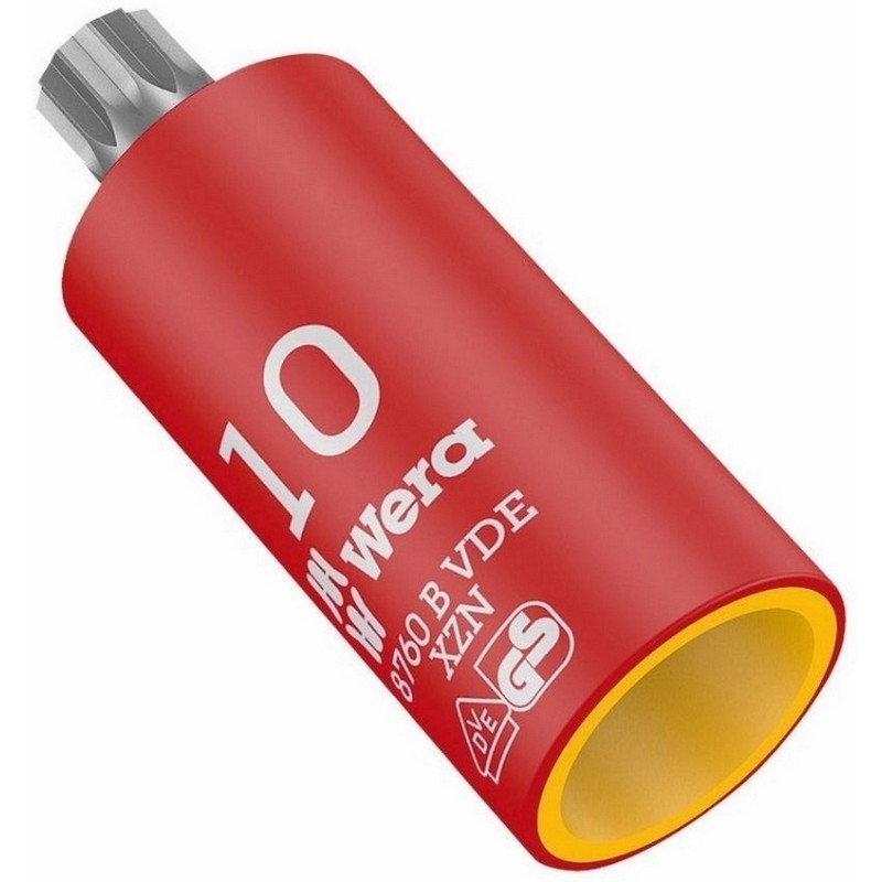 Wera 8760 B VDE HF İzole 3/8" Lokma Multipoint Bits M10 05004941001