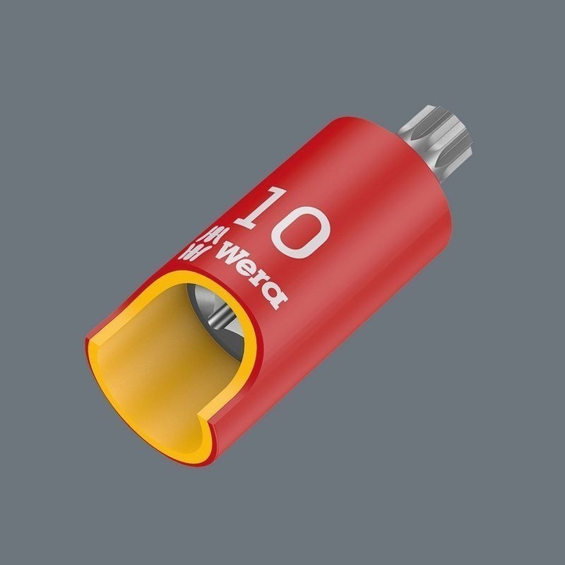 Wera 8760 B VDE HF İzole 3/8" Lokma Multipoint Bits M10 05004941001