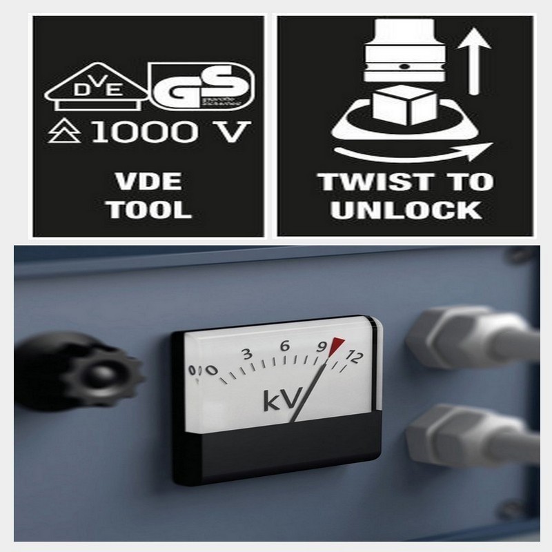 Wera 8760 B VDE HF İzole 3/8" Lokma Multipoint Bits M10 05004941001