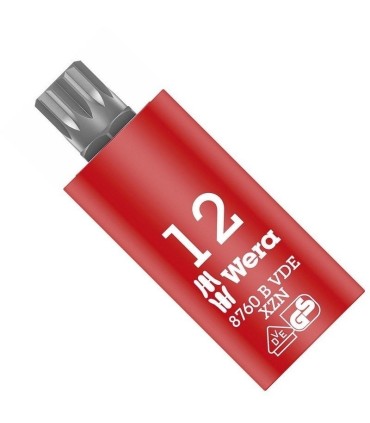 Wera 8760 B VDE HF İzole 3/8" Lokma Multipoint Bits M12 05004942001