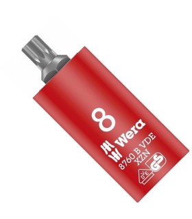 Wera 8760 B VDE HF İzole 3/8" Lokma Multipoint Bits M8 05004940001