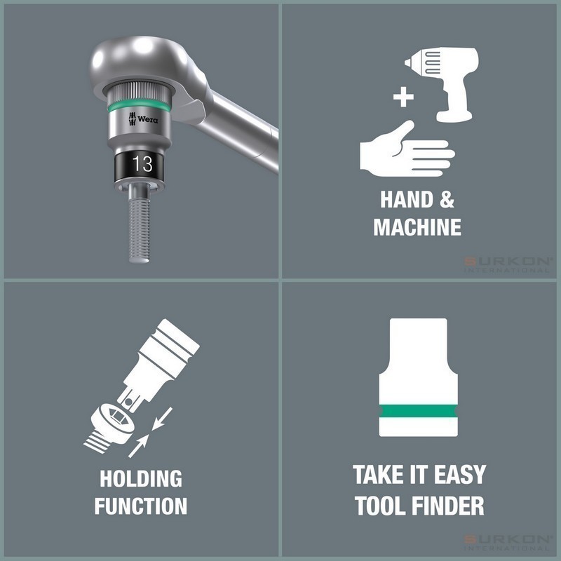 Wera 8767 A HF Zyklop 1/4" Lokma Torx Bits 100mm TX25 05003366001