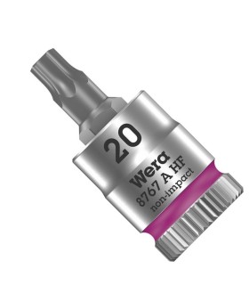 Wera 8767 A HF Zyklop 1/4" Lokma Torx Bits 28mm TX20 05003364001