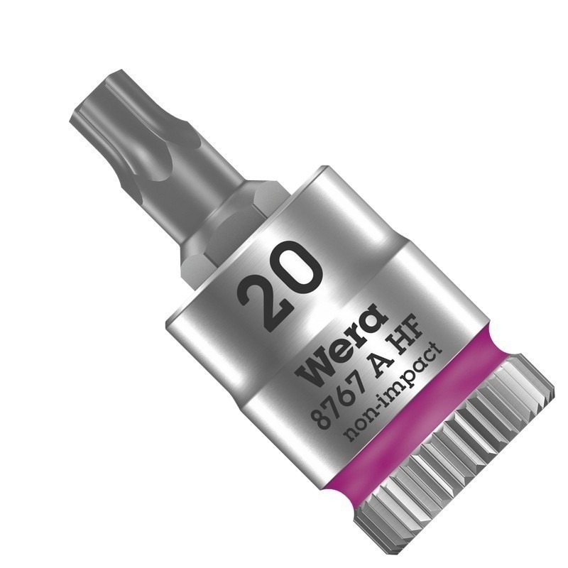 Wera 8767 A HF Zyklop 1/4" Lokma Torx Bits 28mm TX20 05003364001