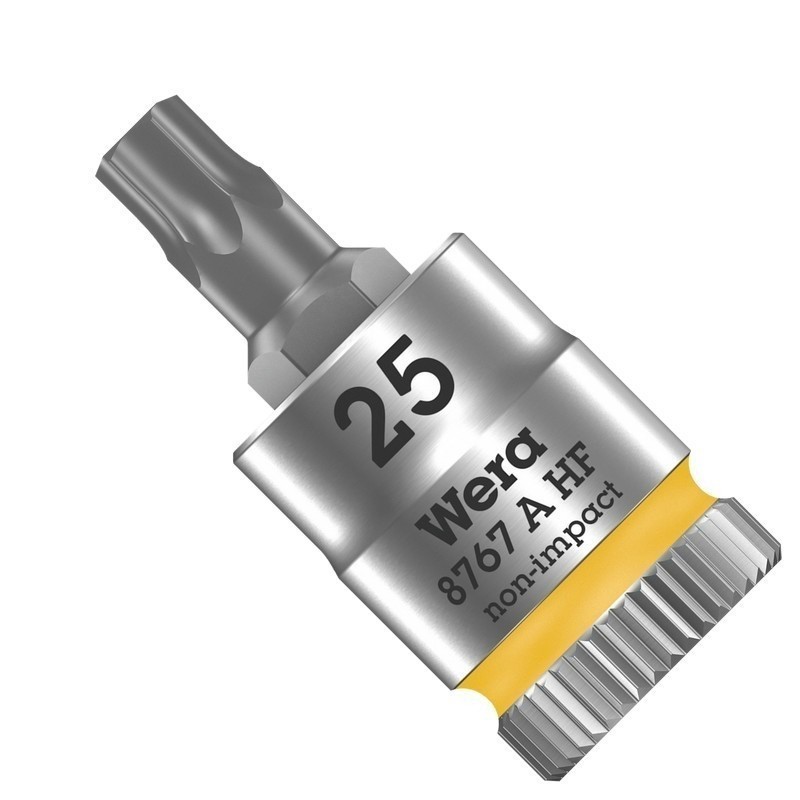 Wera 8767 A HF Zyklop 1/4" Lokma Torx Bits 28mm TX25 05003365001