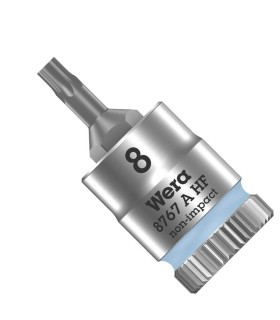 Wera 8767 A HF Zyklop 1/4" Lokma Torx Bits 28mm TX8 05003360001