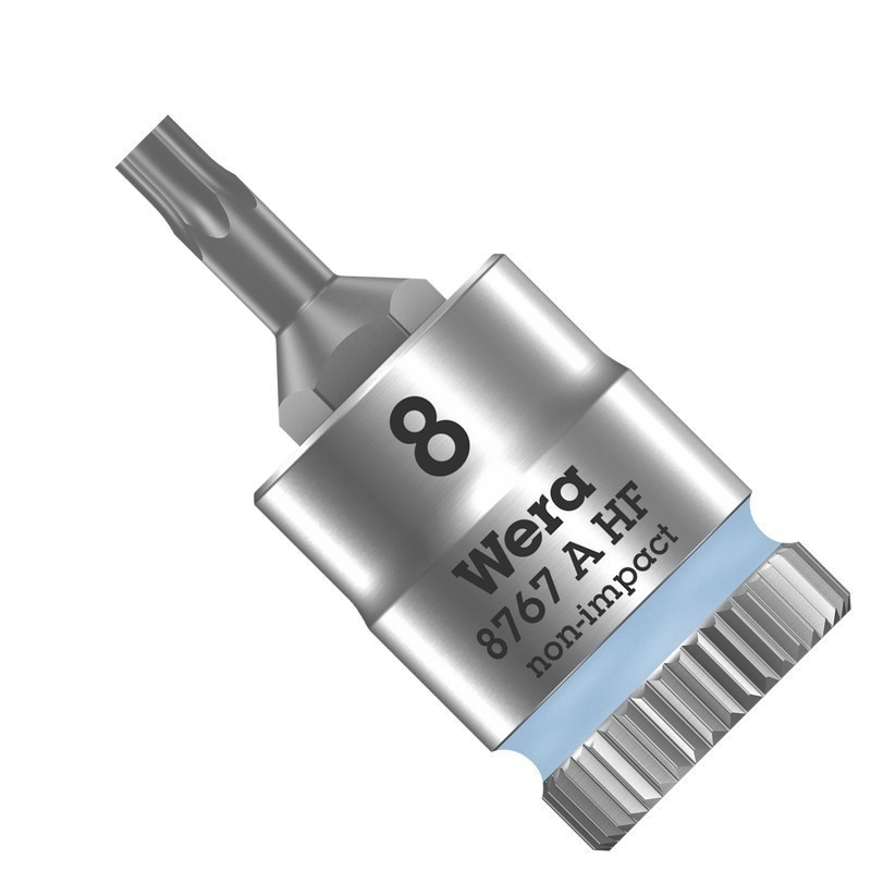 Wera 8767 A HF Zyklop 1/4" Lokma Torx Bits 28mm TX8 05003360001